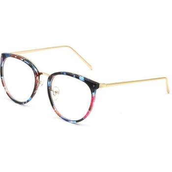 Lentes de Moda Metalizada Con Borde Completo