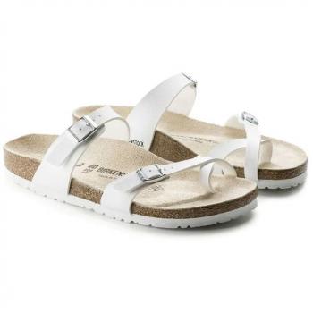 Birkenstock Mayari Sandali Donna Birko-Flor Bianchi EU 35