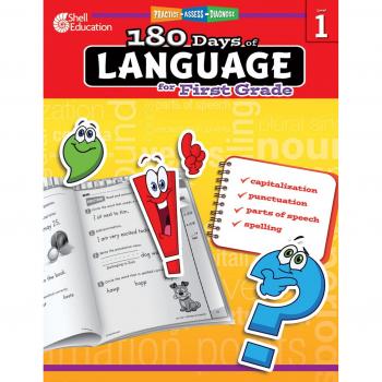 180 Days of Language for First Grade: Practice, Assess, Diagnose (180 Days of Practice)