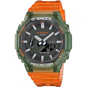GA‑2100HC‑4AJF Casio G‑Shock – Protection Carbon Orange