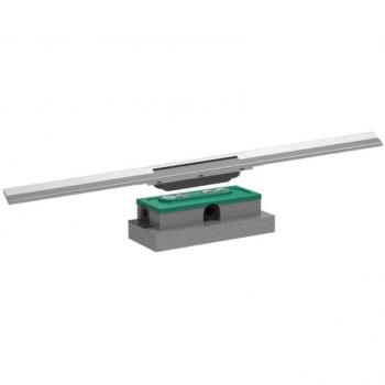 Caniveau RainDrain Flex 90 (acier inox brossé) – modèle encastré – Hansgrohe