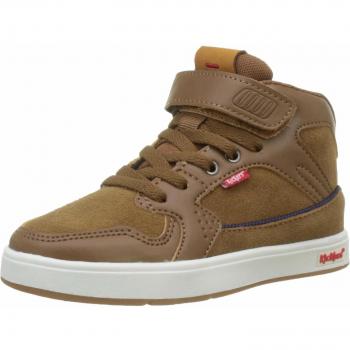 Kickers Gready Mid Cdt, Calzado Alto Unisex Niños, (Marrón/Marino), 29 EU