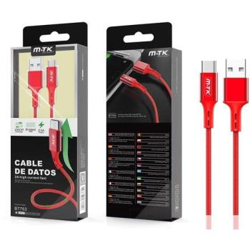 MTK BT763 Câble USB 2.0 24-pin, 1 m, rouge