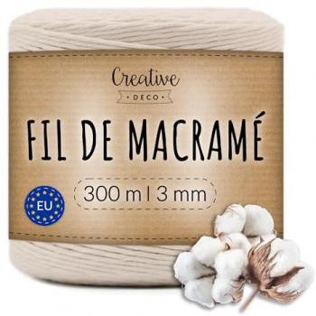 Rollo de Macramé 2-3 mm – Textil Artesanal y Diseño