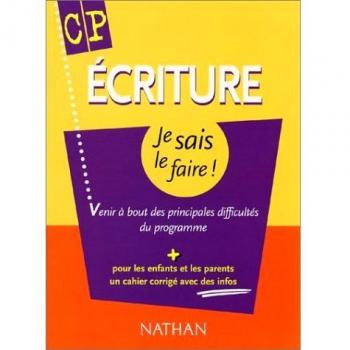 Ecriture CP, cahier d'exercices