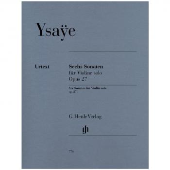 Partitions classique HENLE VERLAG YSAYE E.
