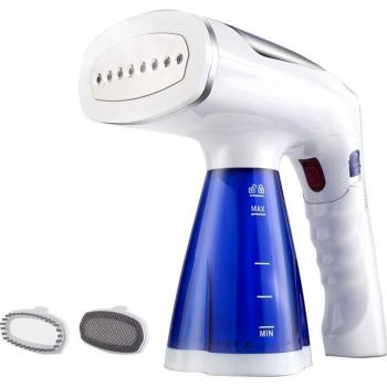 Travel Steamer for Clothes, 1600W Handheld Iron, Foldable Fabric Wrinkle Remover, US Plug