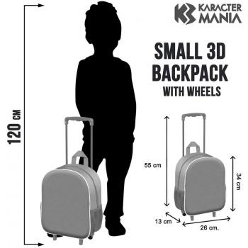 Mochila Trolley con diseño de Hulk de Marvel (medidas: 31x26x11cm)