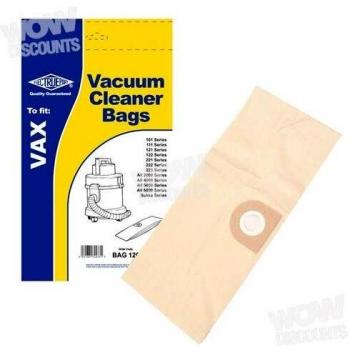 5-Pack VAX Vacuum Cleaner Dust Bags for Models 6000, 6100, 6120, 6121, 6130, 6131, 6131BLS