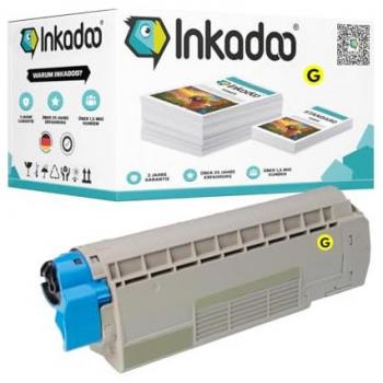 Inkadoo Toner Gelb für OKI 44844505 / C831, 10.000 Seiten