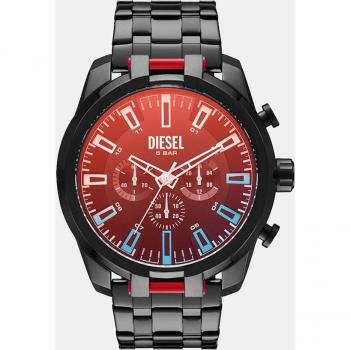 Diesel Men's Split Chronograph Black-Tone Stainless Steel Watch