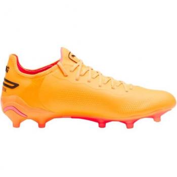 Women's Puma King Ultimate Firm Ground Football Boots in Sunset/Black (size 5.5)