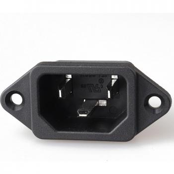 UL Certified 15A 250V Snap-In AC Power Socket