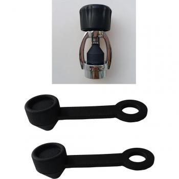 Regulador de buceo, adaptador de yugo, 2 uds. con tapa antipolvo