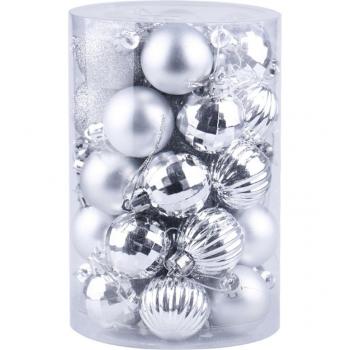 Boules de Noël incassables, 34 pièces, ornements d'arbre