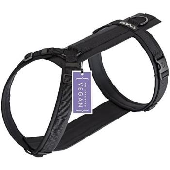 STUCH Arnés de seguridad acolchado para perros (NEGRO, XXS)