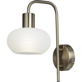Dimbare wandlamp antiek messing Rabalux Sorina E14 1xMAX 40W