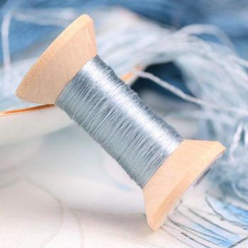 Small purplish blue sewing thread