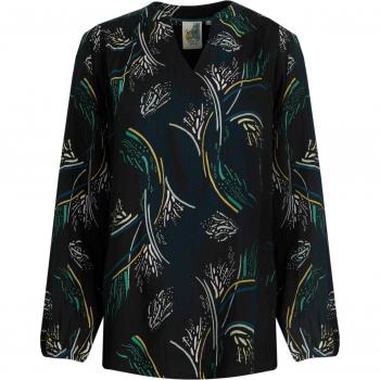 Weird Fish Louizon Lenzing Notch Neck Top