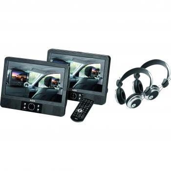 AEG Lecteur DVD de tête avec 2 moniteurs DVD4556 Écran de 22,86 cm (9 pouces)