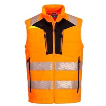 Arancione/Nero DX4 SoftShell Gilet XL Visibilità Massima