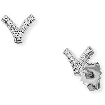 Topaz‑Ohrstecker für Damen – 925 Sterling Silber 0,7 cm 0,088 ct