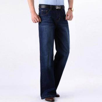 Jeans Clásico Pierna Ancha Hombres 2020