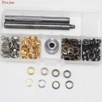 Prajna 120 Sets Mixed Color Eyelets and Rivet Tools