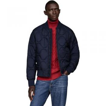 Tommy Hilfiger Bomberjacke MW0MW37341 Dunkelblau Regular Fit 3XL Herren
