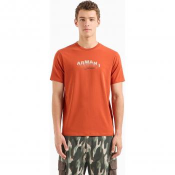 Camiseta casual de hombre Armani Exchange con logo 3D