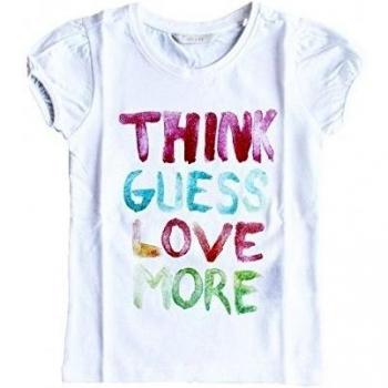 Top enfant Guess féminin blanc