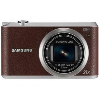 Samsung WB350F Foto­kamera – 16 MP, 21× Zoom, 7,6 cm Touchscreen (3 Zoll) – Braun