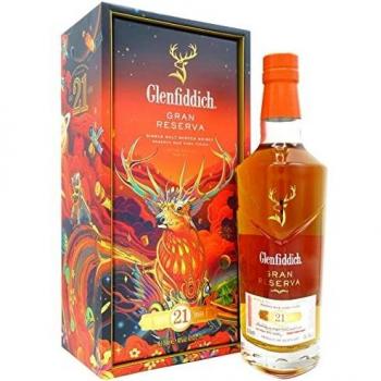 Glenfiddich 21 Jahre Gran Reserva Rum Cask Finish 40% Vol. 0,7l in Geschenkbox
