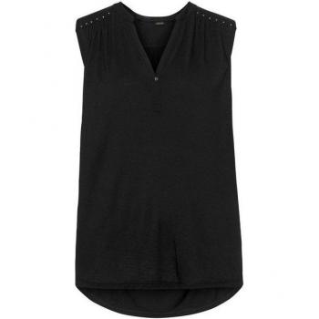 Silver Stud Camicia Lascana in Nero – Donna