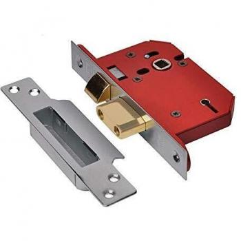 Union StrongBOLT 2205S 5 Lever Mortice Sashlock Stainless Steel 68mm