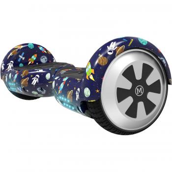 M MEGAWHEELS 6.5 Self Balancing Electric Scooter for Kids with Wireless Speaker and LED Lights