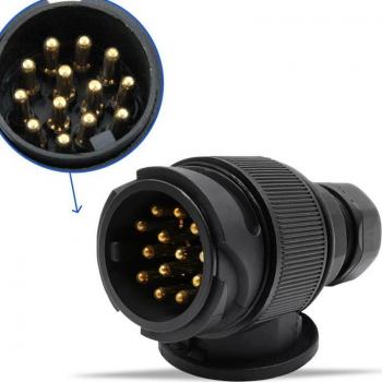 Caravan 13-Pin Plug Socket