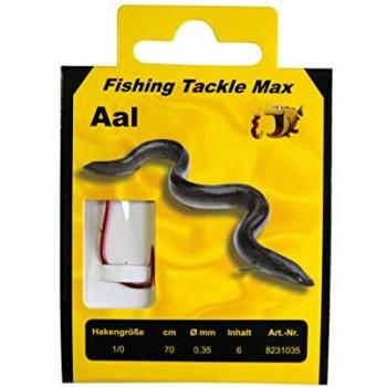 Fishing Tackle Max Haken für Aal 04 / 0,30Ø 10 Stück