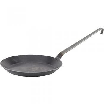 Bratpfanne SIENA HOME Fermo, Gusseisen, Ø 24 cm, flach, Hakenstiel, Made in Germany, Induktion