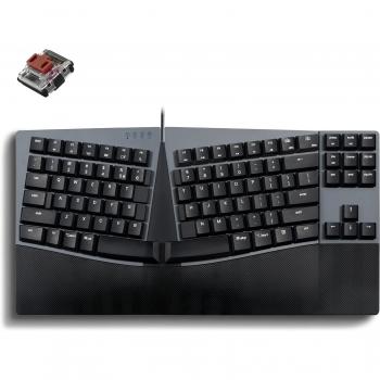 PX ErgoMech 60% Mechanical TKL Keyboard (USB, Black)