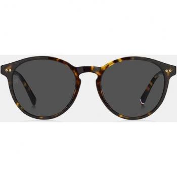 Tommy Hilfiger Femmes TH 2159/S – Lunettes de Soleil en Acétate Éco, Couleurs Havana Orange et Marron