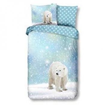 Good morning Bettwäsche Flanell Kids 135x200 cm 80x80 cm Icebear