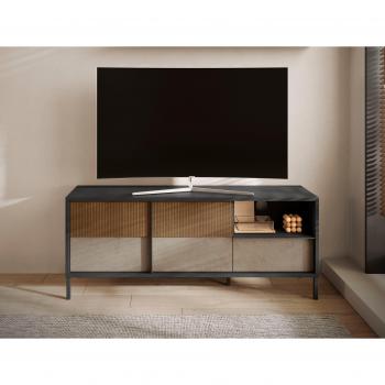 TV-Schrank INOSIGN Everest 156 cm, grau mit Soft/Self Closing