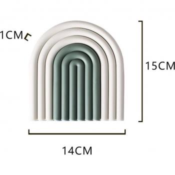 Napperon de cuisine en silicone arc-en-ciel