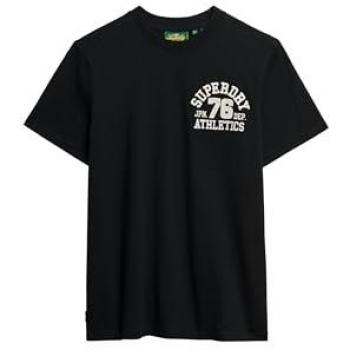 Superdry Herren Tee „Superstate Logo“ – Single Jersey, Rundhals
