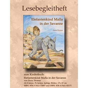 Elefantenkind Malla in der Savanne