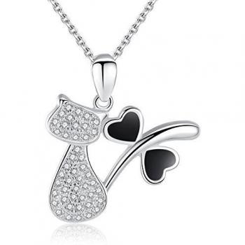 Pendentif chat en argent 925 VIKI LYNN