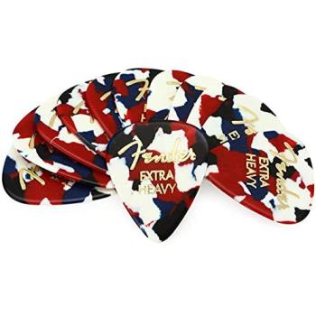 Fender Classic Celluloid Confetti 351 Extra Stevig 12 stuks