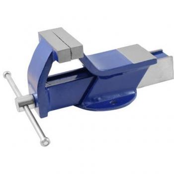 Tornillo de Banco Ferrestock Base Fija 125mm Acero Ideal para Bricolaje