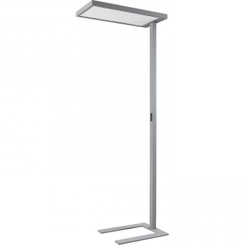 Piantana LED Somidia con dimmer per ufficio, argento